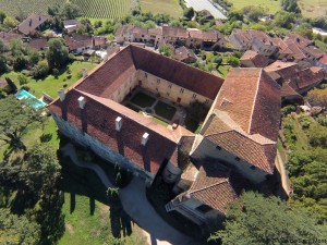 monastère Saint-Mont vue aérienne Gers